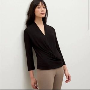 MM. Lafleur Denuve Wrap Front Top